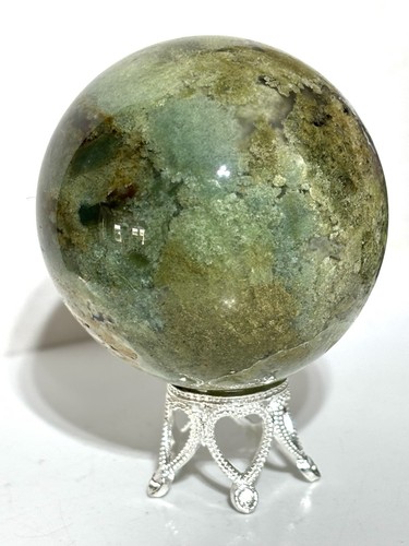 Moss agate crystal ball - ball, sphere