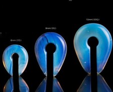 OPALITE STONE KEYHOLE EAR