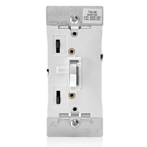 Leviton tsl06 1lw toggle slide - leviton, tsl06-1lw
