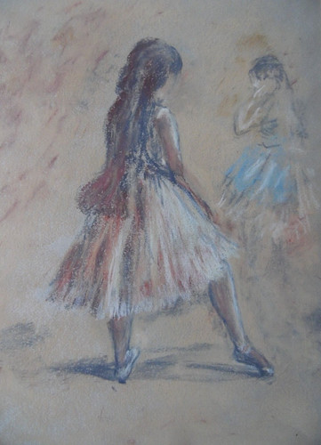 Portrait young ballet - of,