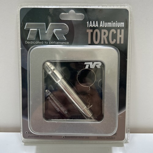 Tvr aluminium keyring - tvr, torch