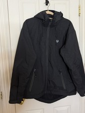 Fred Perry Mens Black Coat