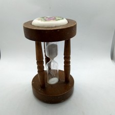 Vintage Wooden Egg Sand Timer