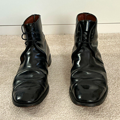 Sanders men black leather - men's,
