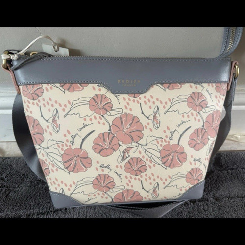 Radley london leather canvas - london,