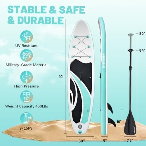 Triclicks 10ft inflatable sup - 10ft,