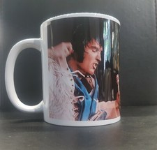 Elvis Fringe Jumpsuit Ceramic Mug. Elvis Presley.