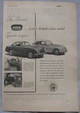 1953 Bristol 404 Original advert No.1