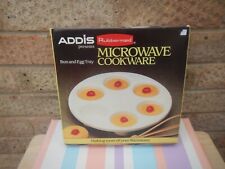 VINTAGE ADDIS RUBBERMAID MICROWAVE BUN/EGG TRAY COOKER NEW