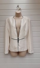LADIES JACKET,PARTY,CASUAL,SMART,IVORY,50S,60S,70S,80S,90S RETRO LOOK,,SIZE 16