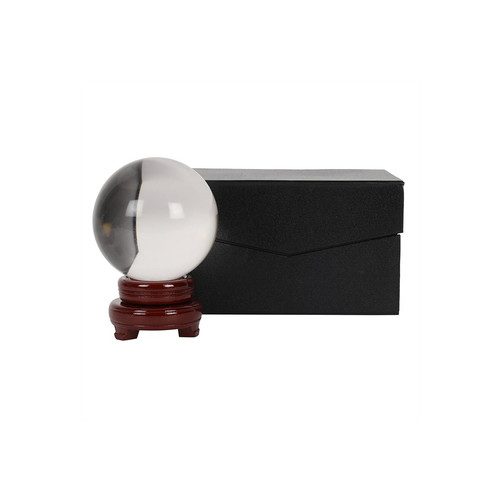 13cm crystal ball with wooden - 13cm,