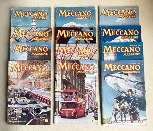 Meccano magazine 1956 full - magazine, 1956,