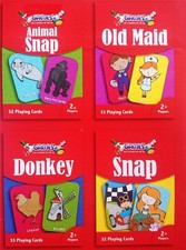 4 Classic Kids Card Games Pack