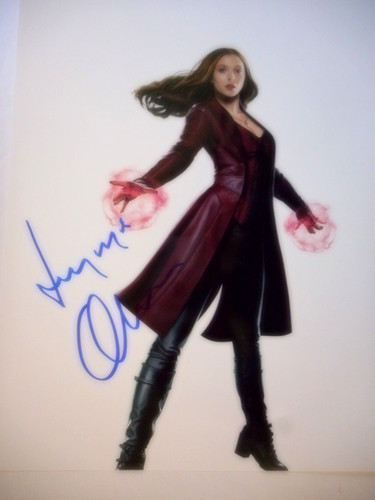 Elizabeth olsen signed - elizabeth,