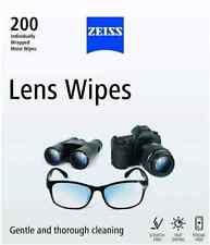 ZEISS Optical Lens Cleaning Wipes for Glasses Camera Screens Laptop Pack of 200