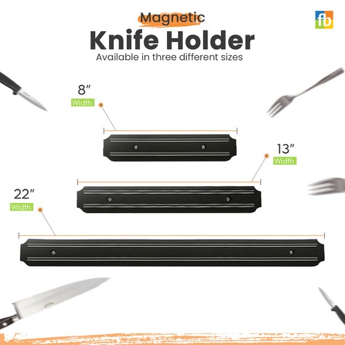 Wall mounted magnetic - wall, knife