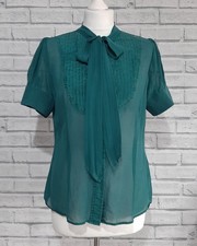 Warehouse 100% Silk Pussy Bow