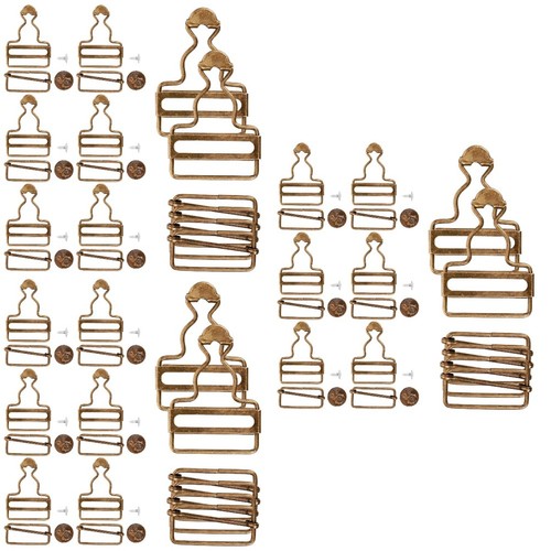 30sets dark brown metal - brown,
