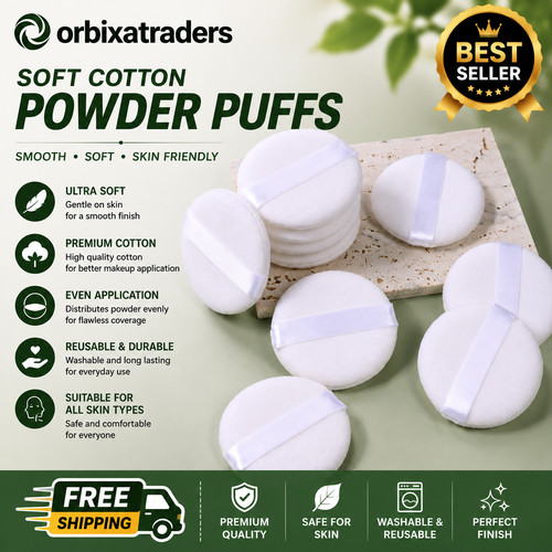 10pcs powder puff cosmetic - 10pcs,