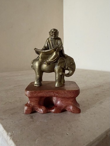 Vintage solid brass heavy - solid,