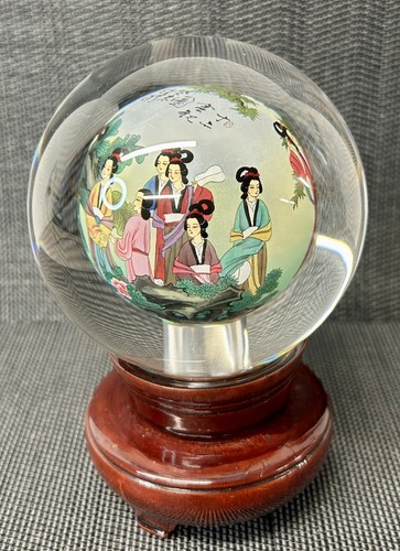 Vintage heavy crystal - crystal, ball