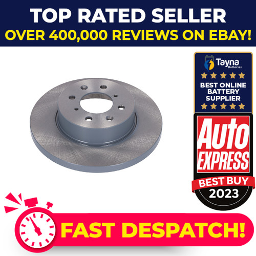 Brake discs pair solid - brake, fits