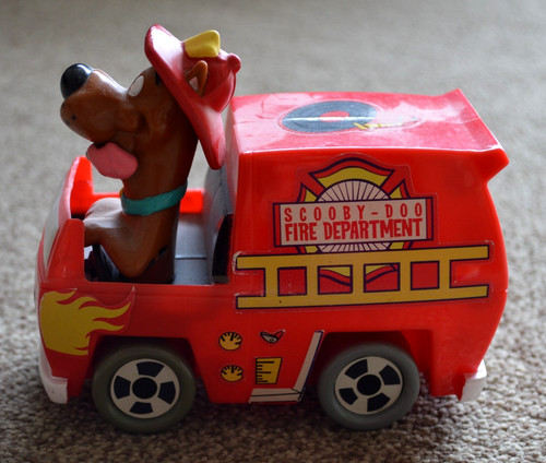 Scooby doo fire truck toy - scooby,
