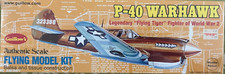 Guillows P-40 Warhawk WWII Fighter 1:30 Balsa Aircraft Model Kit -501