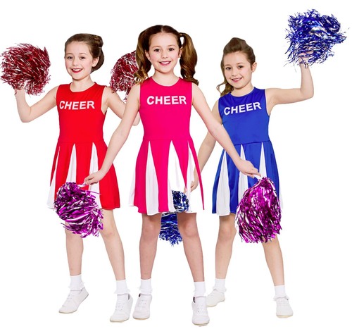Girls cheerleader fancy dress - cheerleader,