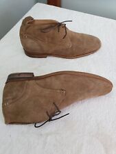 Paolo Vandini brown suede/leather desert/ankle boots size UK 9