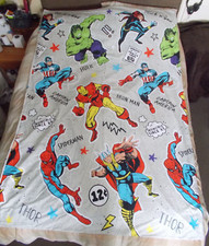 Marvel Avengers Hulk, Iron Man, Black Widow, Cap. Thor, Spider-Man Duvet Set