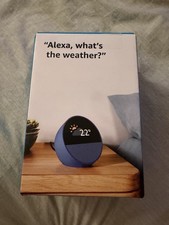 Amazon Echo Spot Smart Alarm Clock Alexa Home Speaker Ocean Blue 2024 Release