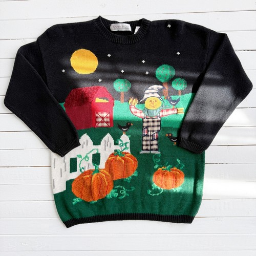 Halloween sweater 90s - , vtg