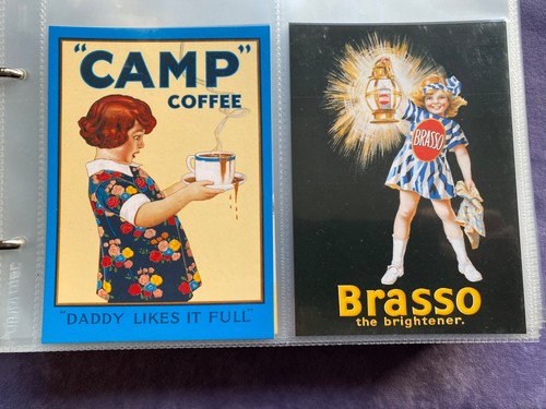 Vintage advertising postcards - vintage,