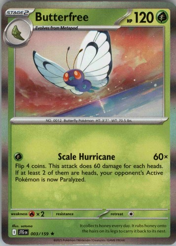 Butterfree 159 holo - butterfree,