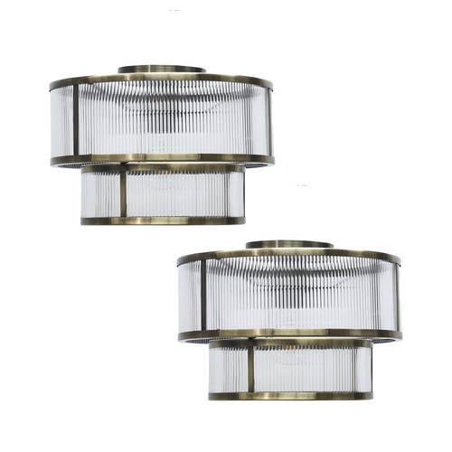 Set modern antique brass - set,