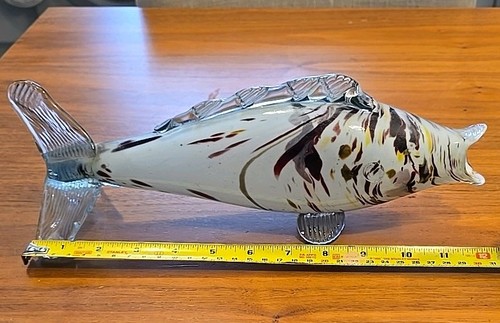 Vintage murano glass fish - vintage,