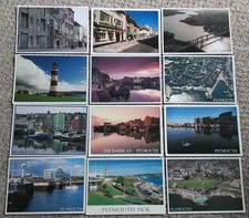 12 Postcards Plymouth Devon
