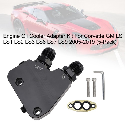 Engine oil cooler adapter - oil,