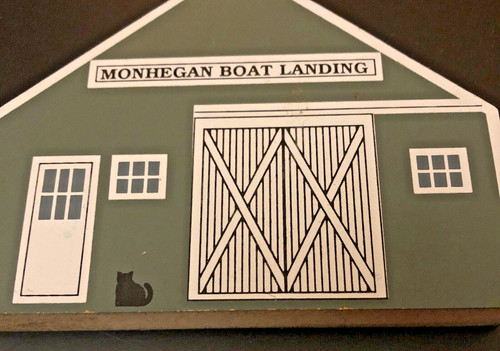Vintage monhegan maine boat - vintage,