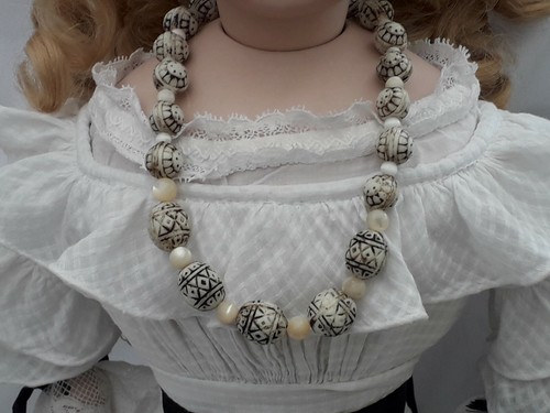 Vintage tribal mop beads - vintage,