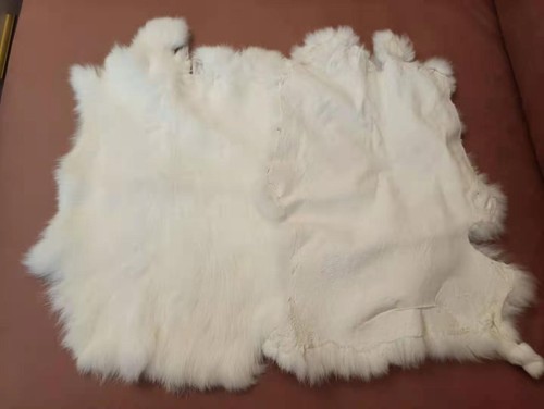 Genuine rabbit skin pelts - 2x,