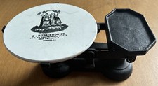 Antique 1904 Edwardian G.Rushbrooke Smithfield London Cast Iron Butchers Scales
