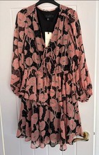 Ted Baker Floral Dress  S/ UK