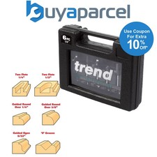 Trend 6 Piece 1/4 Inch Shank