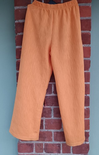 Wide leg orange trousers kids - wide,
