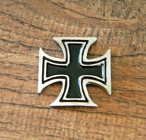 Iron cross vest - pin, lapel