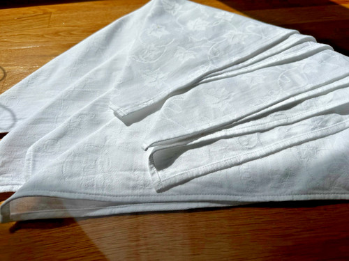 Irish damask cotton napkins - ,