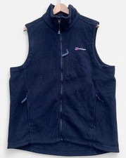 Berghaus Men's Black Full Zip Sleeveless Gilet Fleece - XL