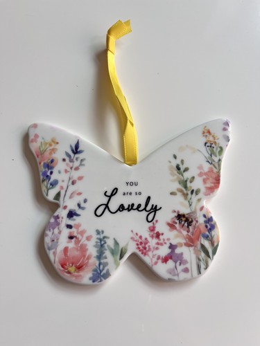 New ceramic floral butterfly - floral,